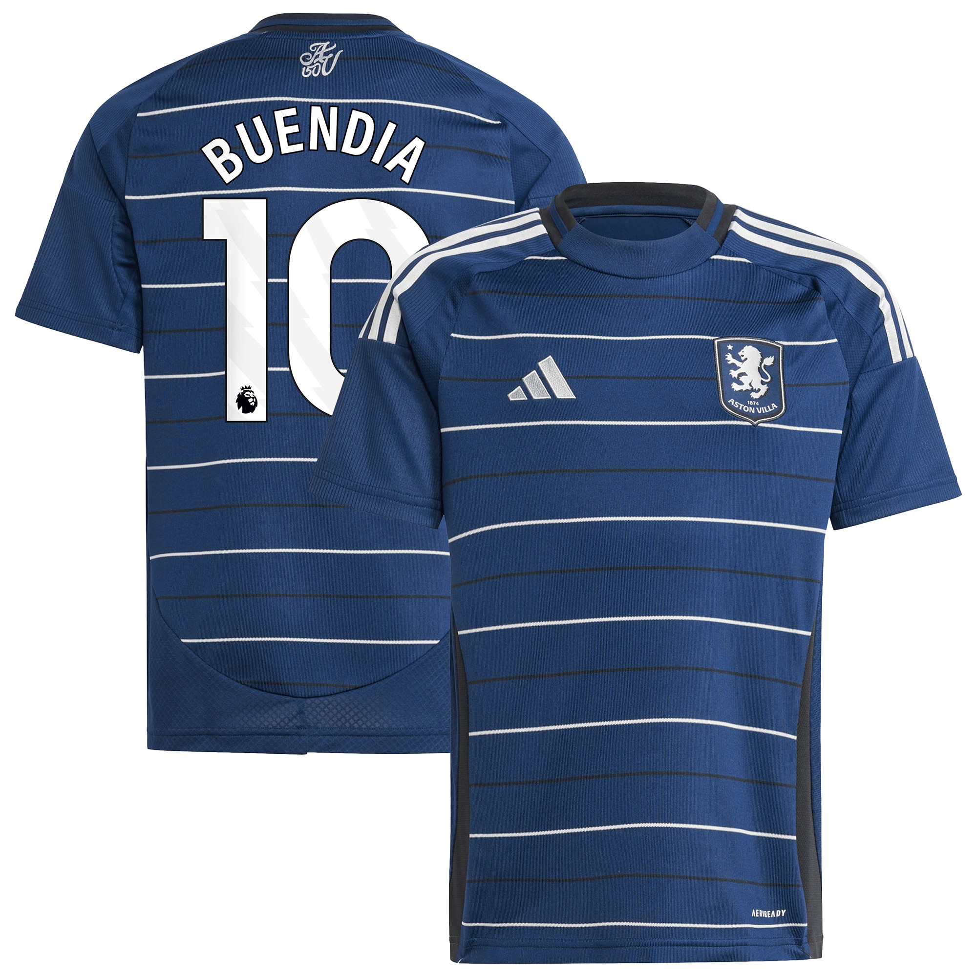 AVFC aston villa adidas third shirt 2024-25 – kids with buendia 10 printing Collection | Official Aston Villa Kits and Apparel