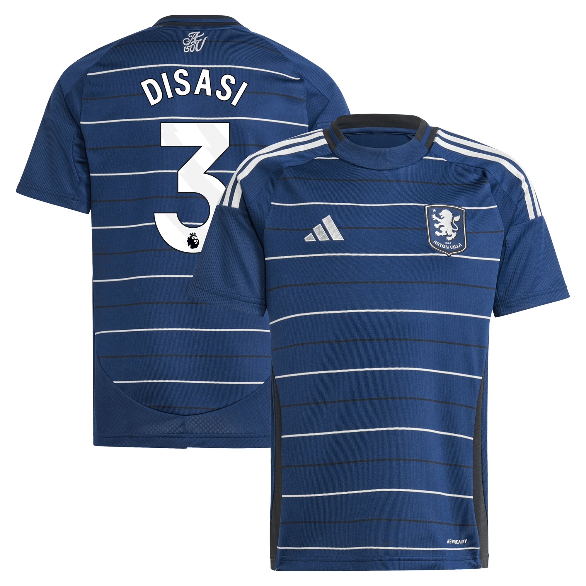 AVFC aston villa adidas third shirt 2024-25 – kids with disasi 3 printing Collection | Official Aston Villa Kits and Apparel