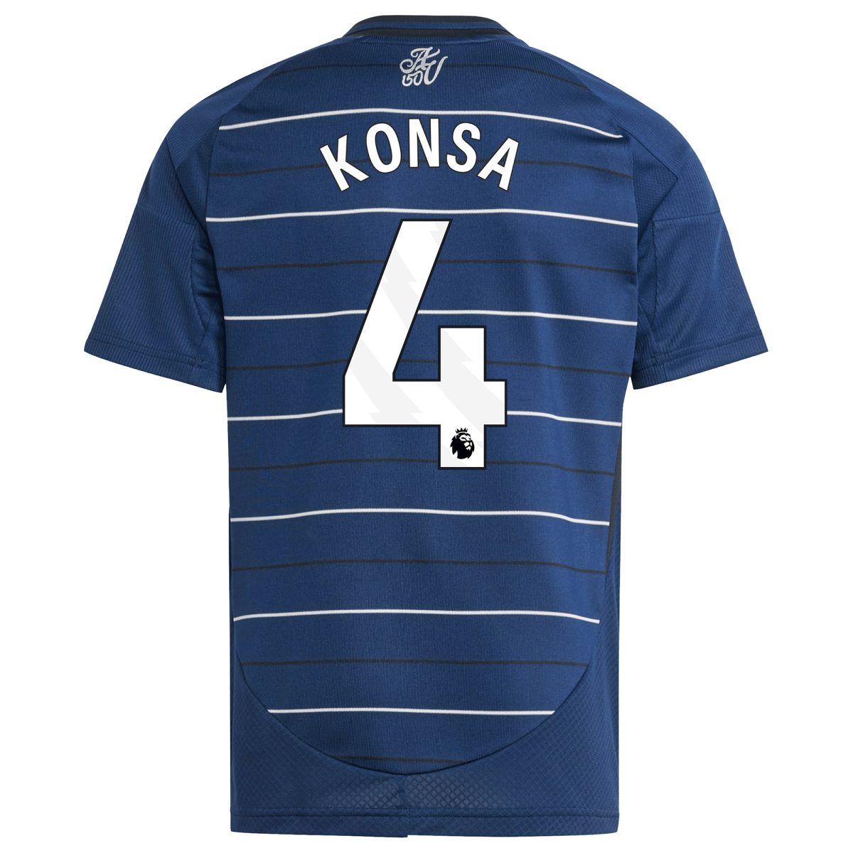AVFC aston villa adidas third shirt 2024-25 – kids with konsa 4 printing Collection | Official Aston Villa Kits and Apparel