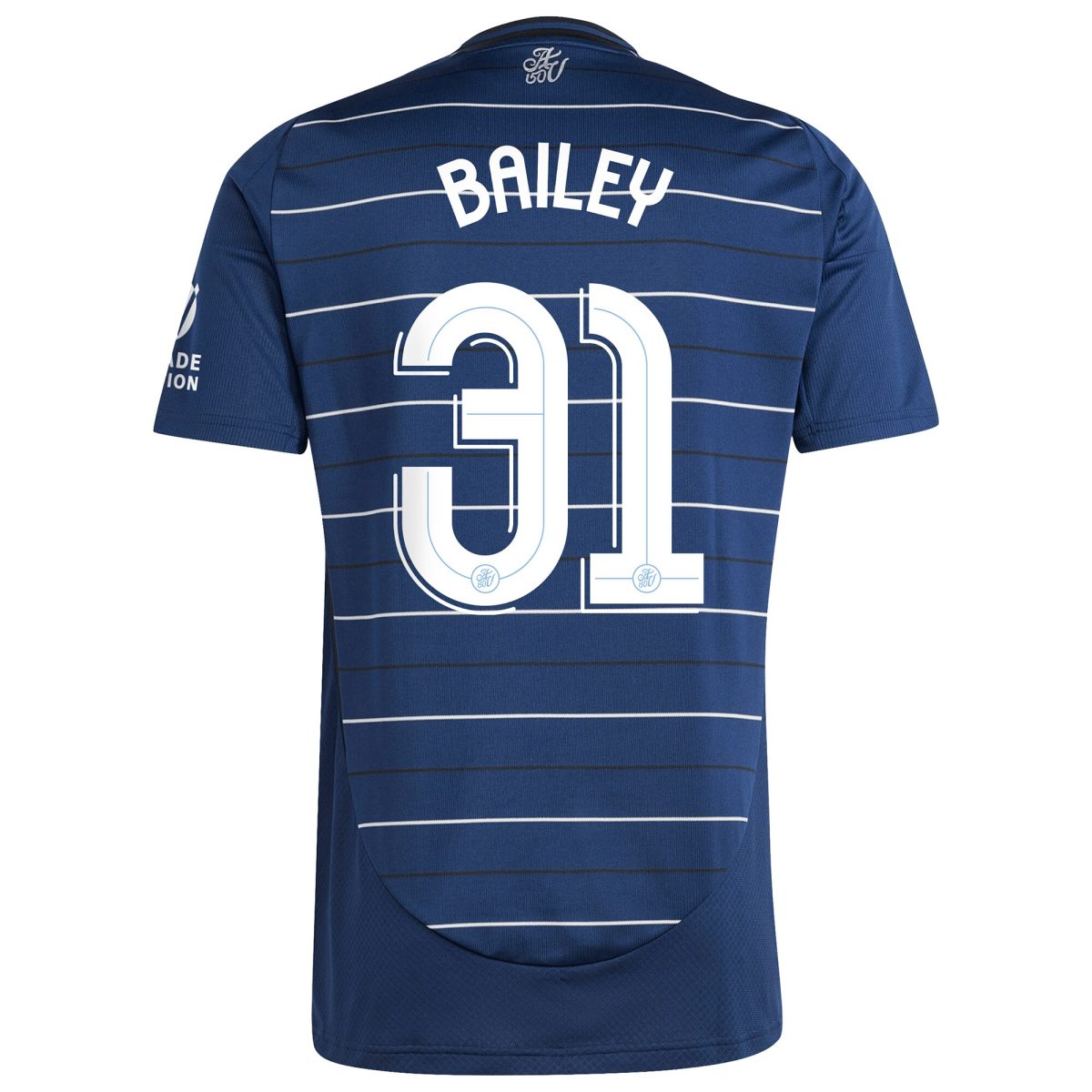 AVFC aston villa adidas third shirt 2024-25 with bailey 31 cup printing Collection | Official Aston Villa Kits and Apparel