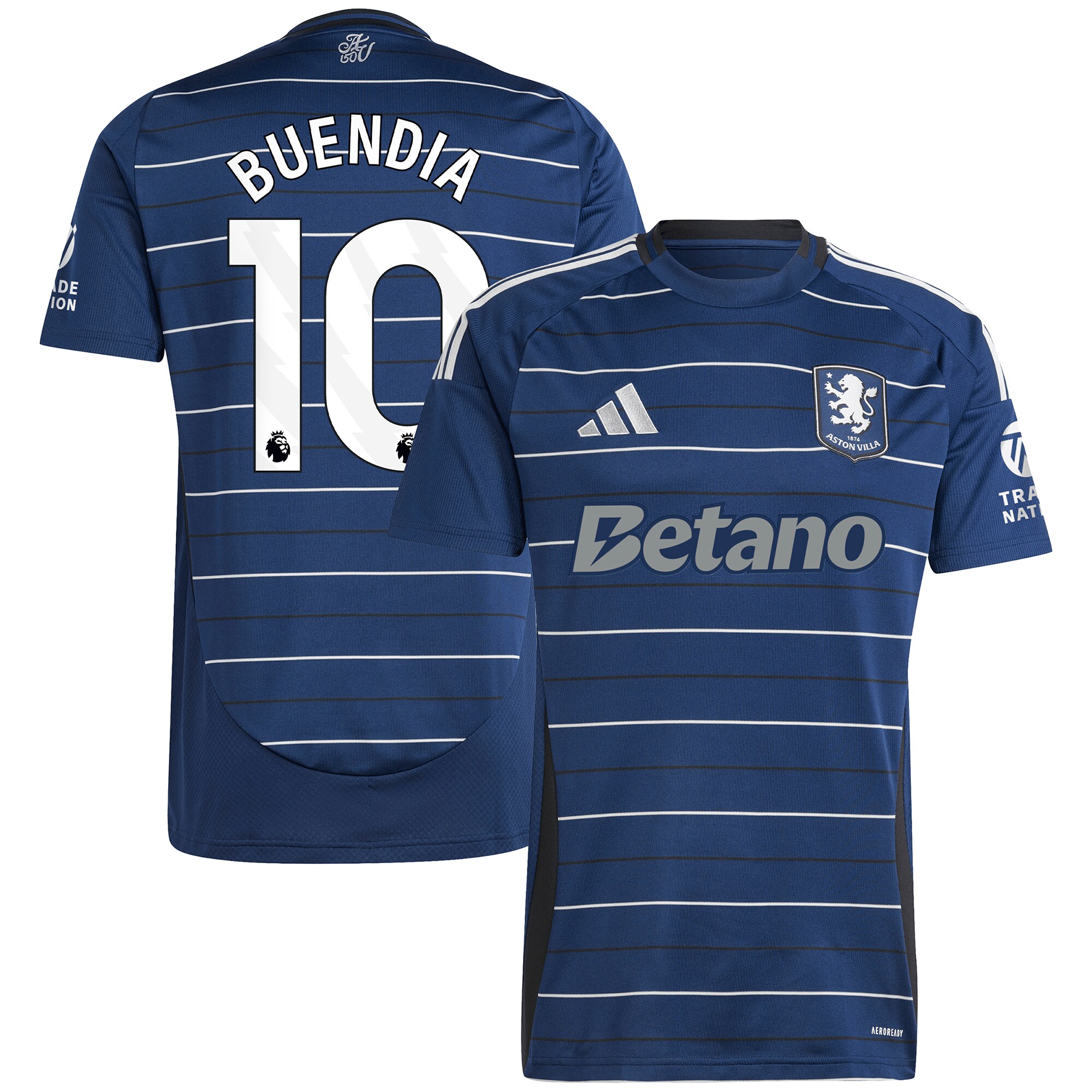 AVFC aston villa adidas third shirt 2024-25 with buendia 10 printing Collection | Official Aston Villa Kits and Apparel