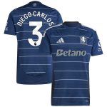 AVFC aston villa adidas third shirt 2024-25 with diego carlos 3 printing Collection | Official Aston Villa Kits and Apparel