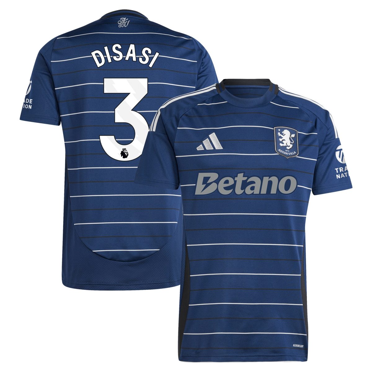 AVFC aston villa adidas third shirt 2024-25 with disasi 3 printing Collection | Official Aston Villa Kits and Apparel