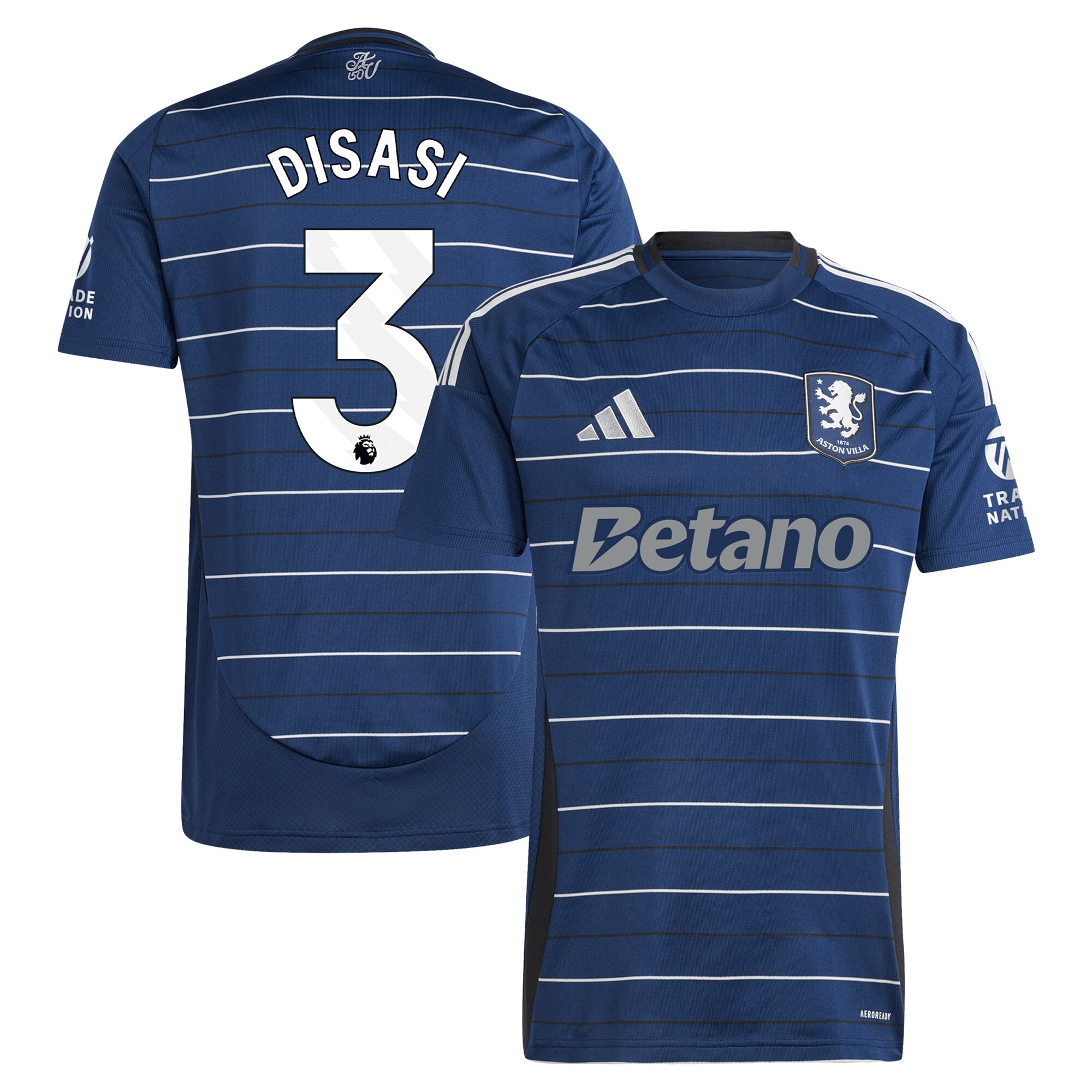 AVFC aston villa adidas third shirt 2024-25 with disasi 3 printing Collection | Official Aston Villa Kits and Apparel