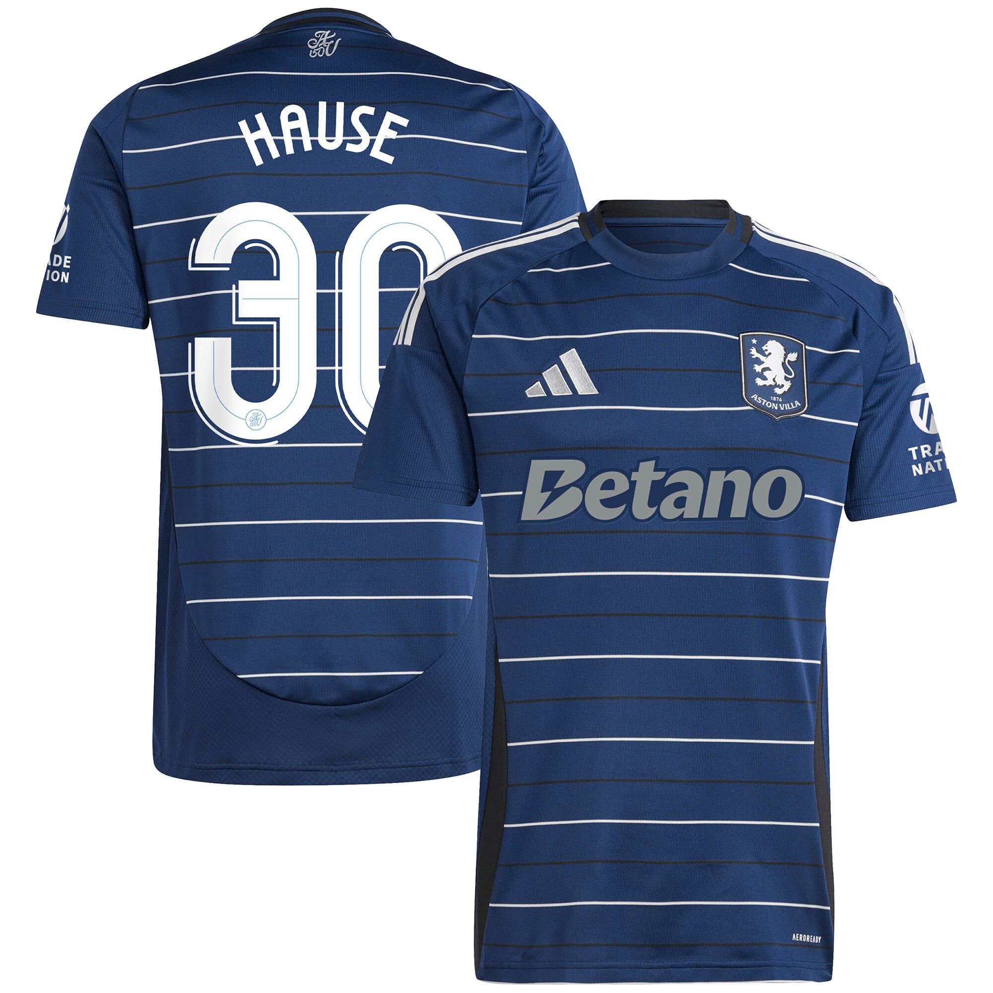 AVFC aston villa adidas third shirt 2024-25 with hause 30 cup printing Collection | Official Aston Villa Kits and Apparel