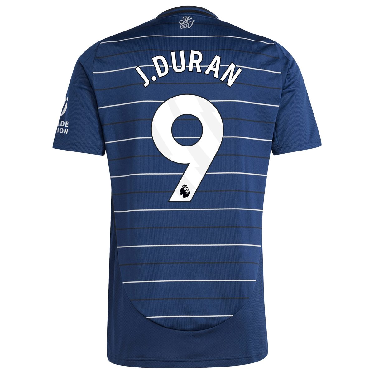 AVFC aston villa adidas third shirt 2024-25 with j.duran 9 printing Collection | Official Aston Villa Kits and Apparel