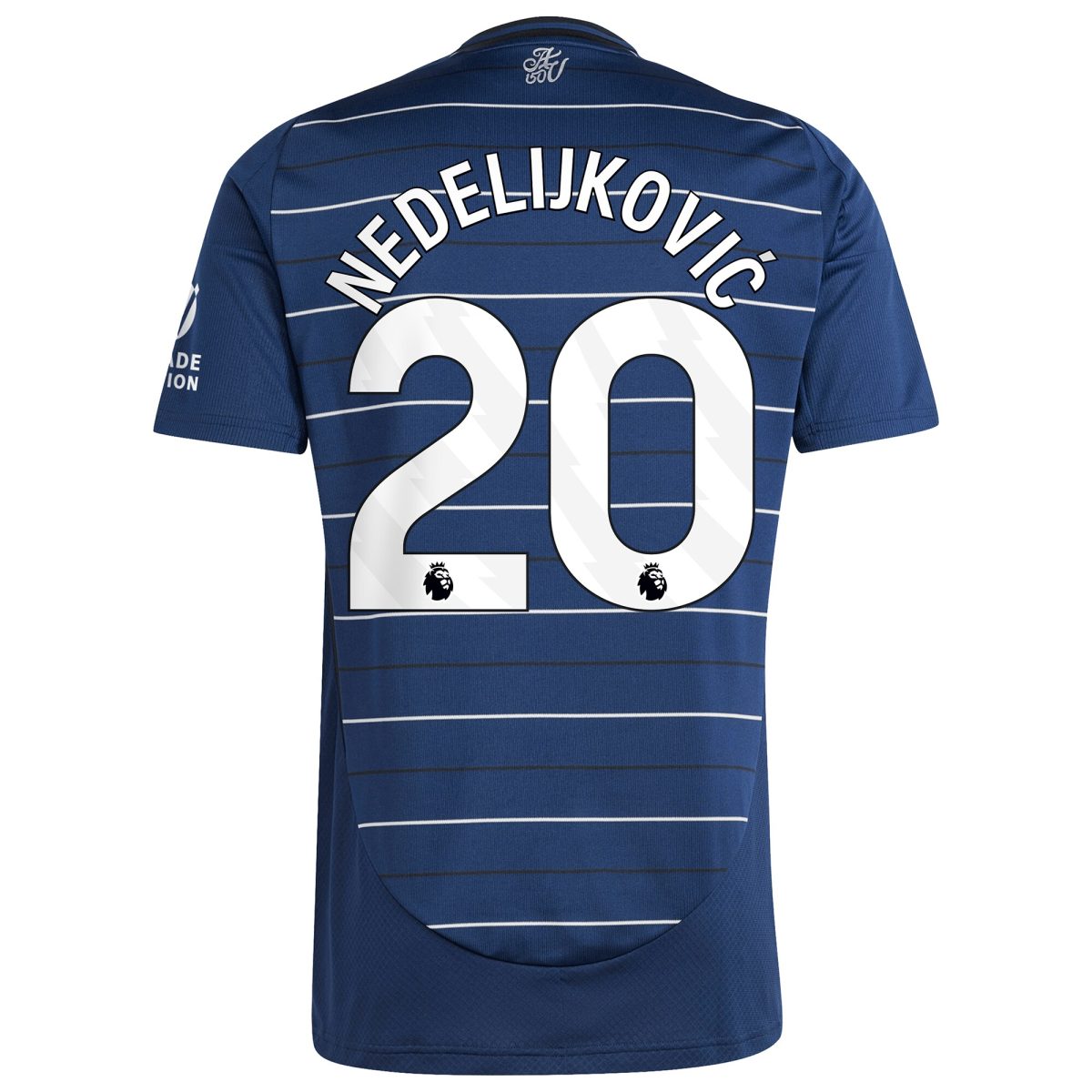 AVFC aston villa adidas third shirt 2024-25 with nedeljković 20 printing Collection | Official Aston Villa Kits and Apparel