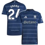 AVFC aston villa adidas third shirt 2024-25 with onana 24 printing Collection | Official Aston Villa Kits and Apparel