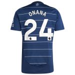 AVFC aston villa adidas third shirt 2024-25 with onana 24 printing Collection | Official Aston Villa Kits and Apparel