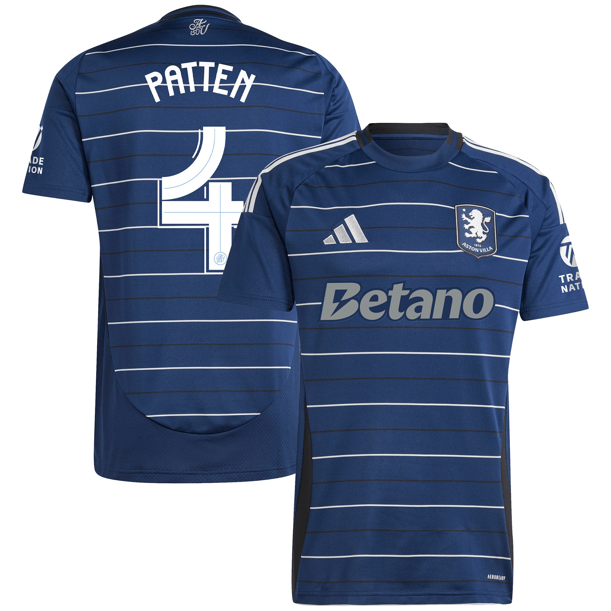 AVFC aston villa adidas third shirt 2024-25 with patten 4 cup printing Collection | Official Aston Villa Kits and Apparel