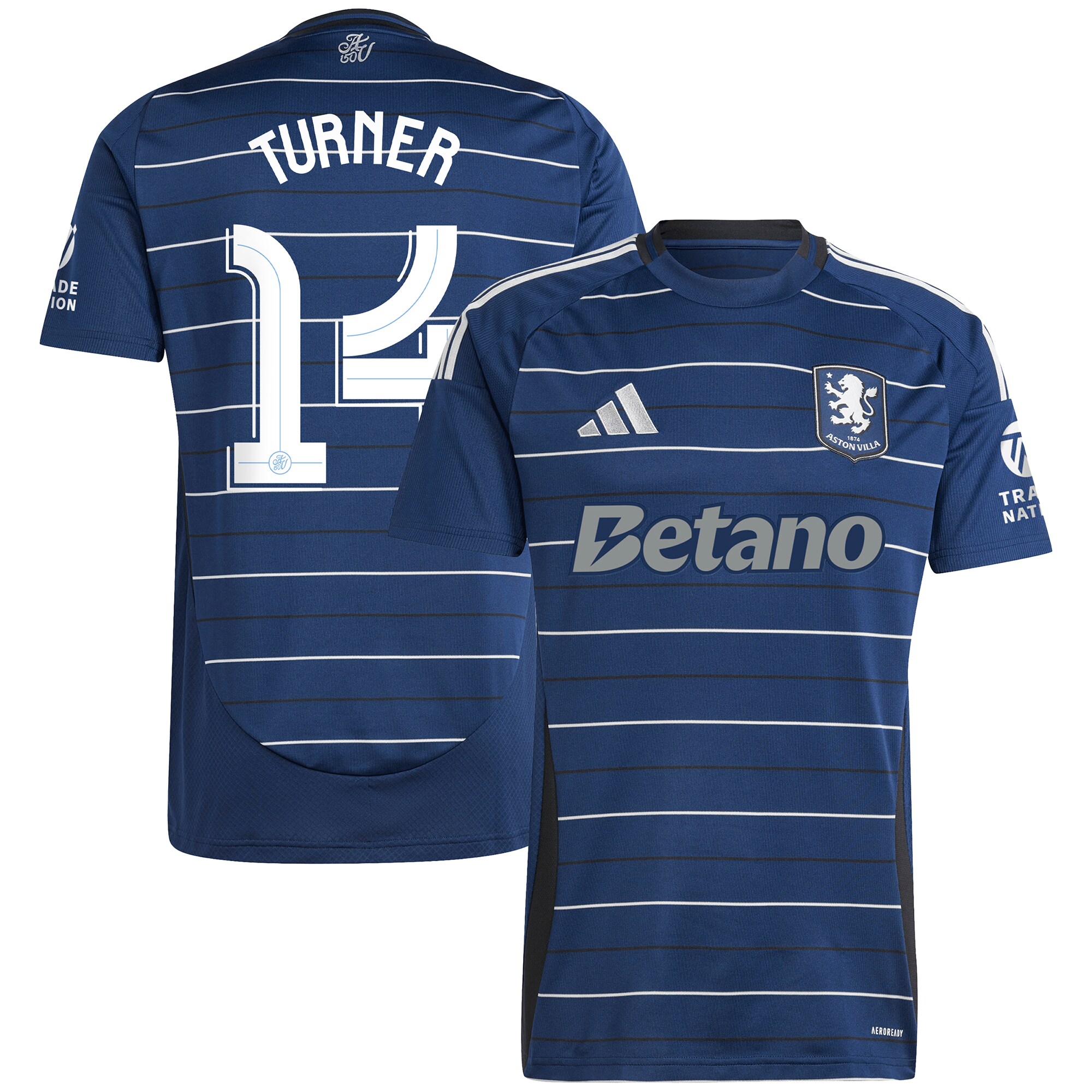 AVFC aston villa adidas third shirt 2024-25 with turner 14 cup printing Collection | Official Aston Villa Kits and Apparel