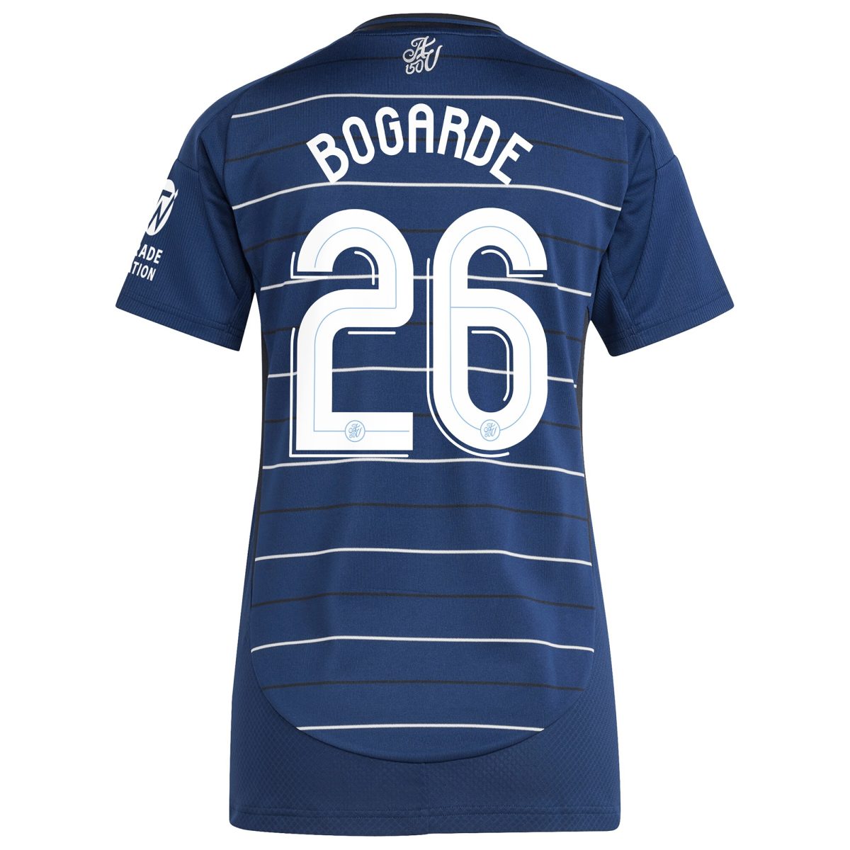 AVFC aston villa adidas third shirt 2024-25 – womens with bogarde 26 cup printing Collection | Official Aston Villa Kits and Apparel