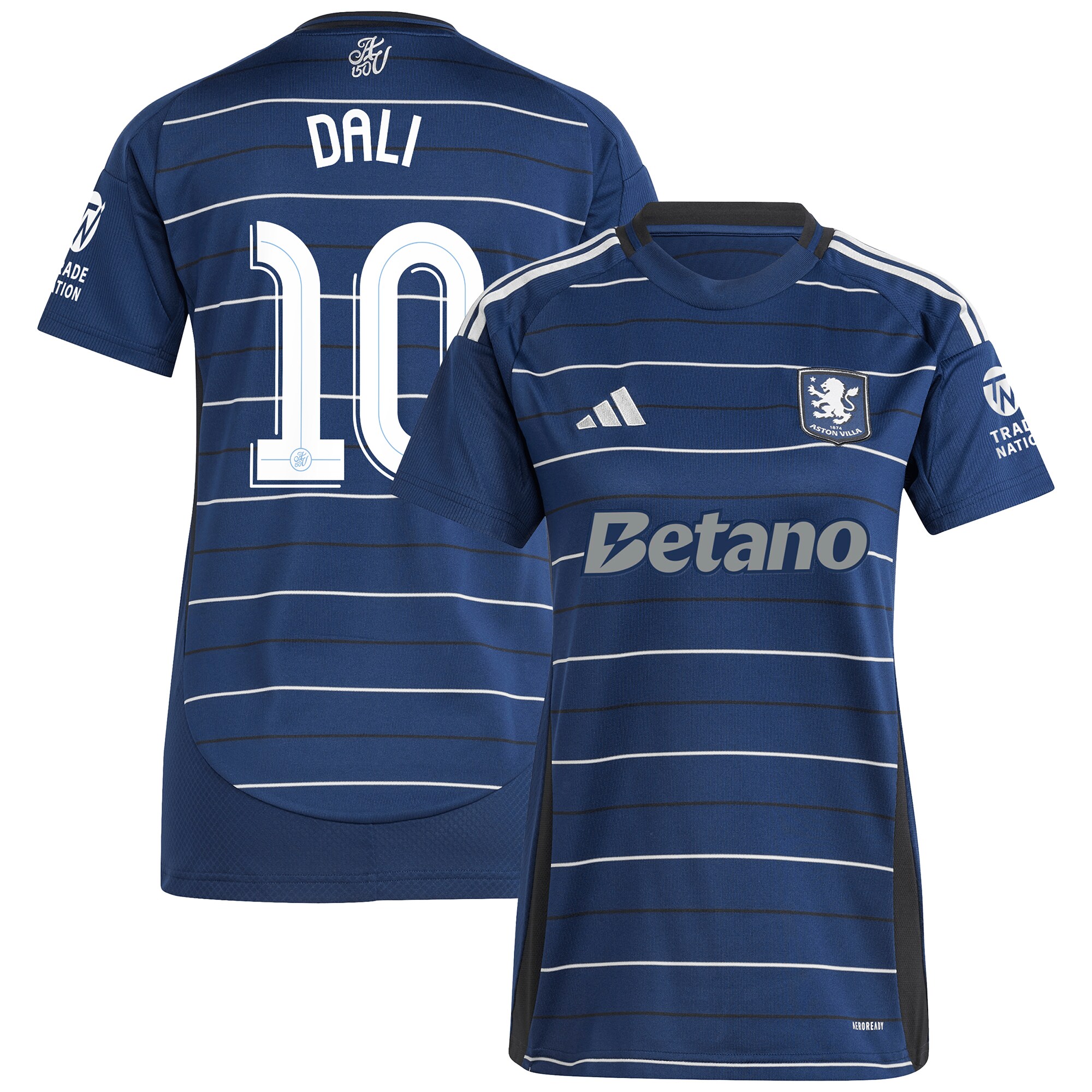 AVFC aston villa adidas third shirt 2024-25 – womens with dali 10 cup printing Collection | Official Aston Villa Kits and Apparel