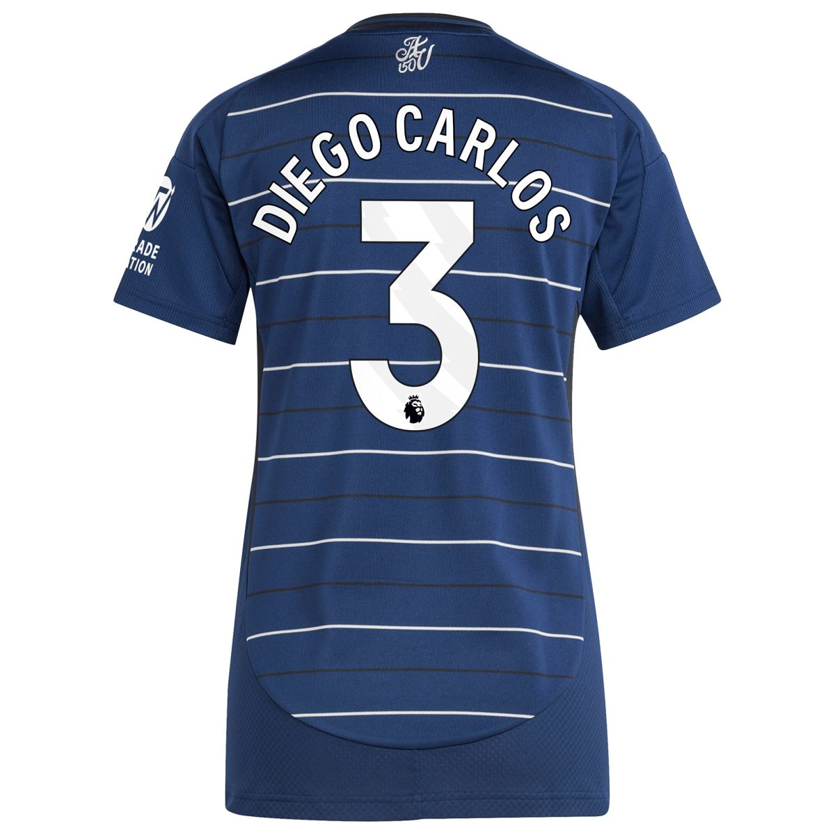 AVFC aston villa adidas third shirt 2024-25 – womens with diego carlos 3 printing Collection | Official Aston Villa Kits and Apparel