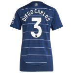 AVFC aston villa adidas third shirt 2024-25 – womens with diego carlos 3 printing Collection | Official Aston Villa Kits and Apparel