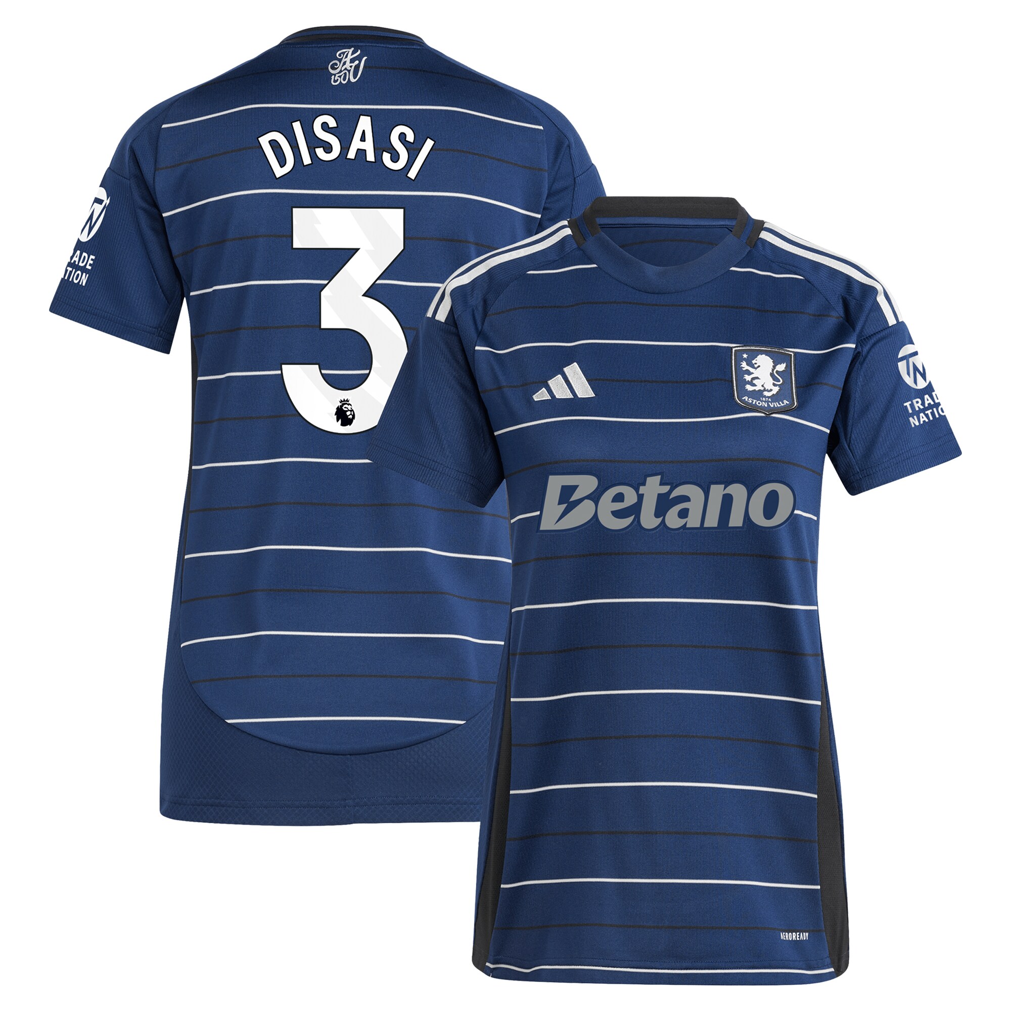 AVFC aston villa adidas third shirt 2024-25 – womens with disasi 3 printing Collection | Official Aston Villa Kits and Apparel