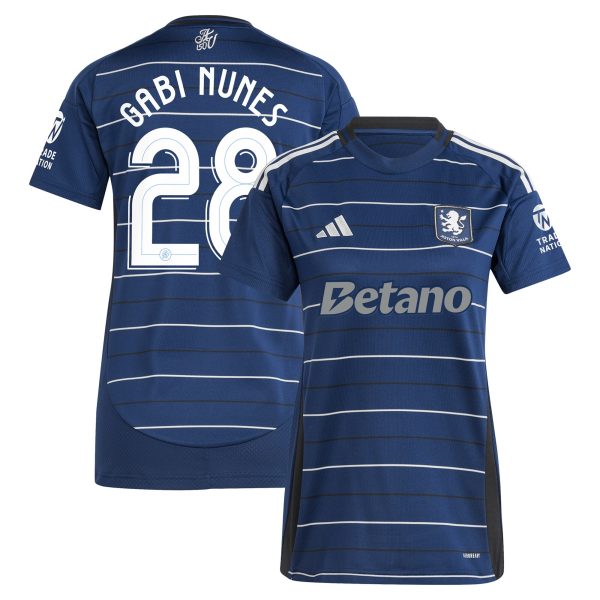 AVFC aston villa adidas third shirt 2024-25 – womens with gabi nunes 28 cup printing Collection | Official Aston Villa Kits and Apparel