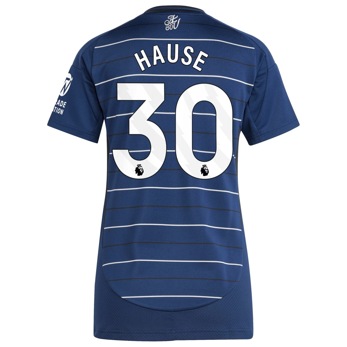 AVFC aston villa adidas third shirt 2024-25 – womens with hause 30 printing Collection | Official Aston Villa Kits and Apparel