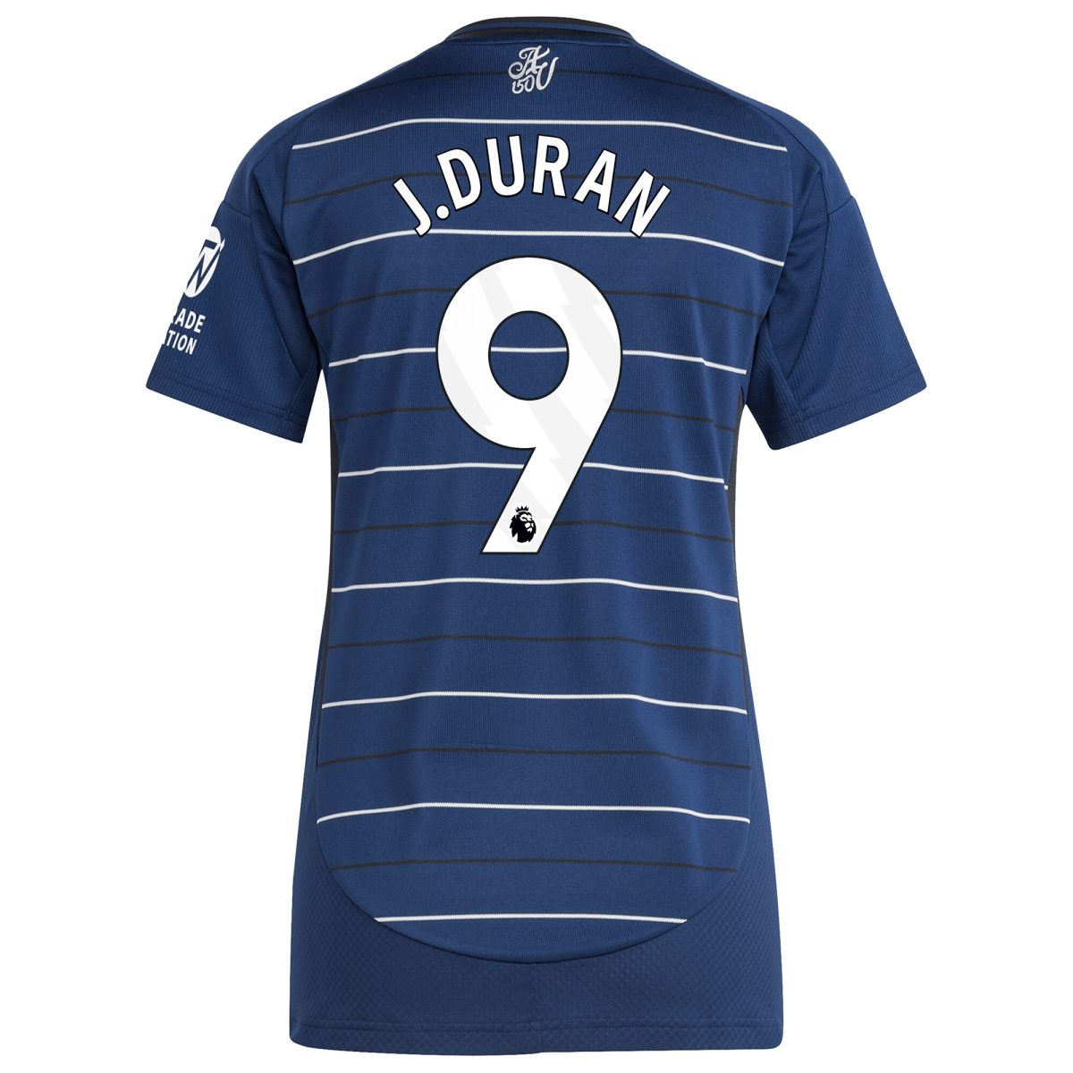AVFC aston villa adidas third shirt 2024-25 – womens with j.duran 9 printing Collection | Official Aston Villa Kits and Apparel