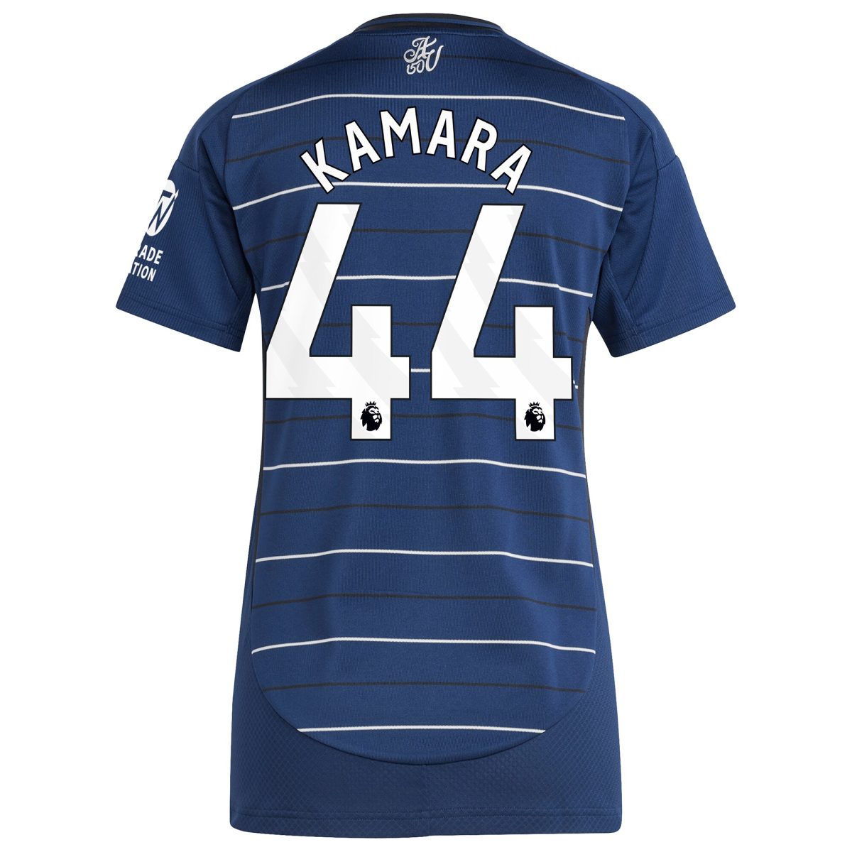 AVFC aston villa adidas third shirt 2024-25 – womens with kamara 44 printing Collection | Official Aston Villa Kits and Apparel