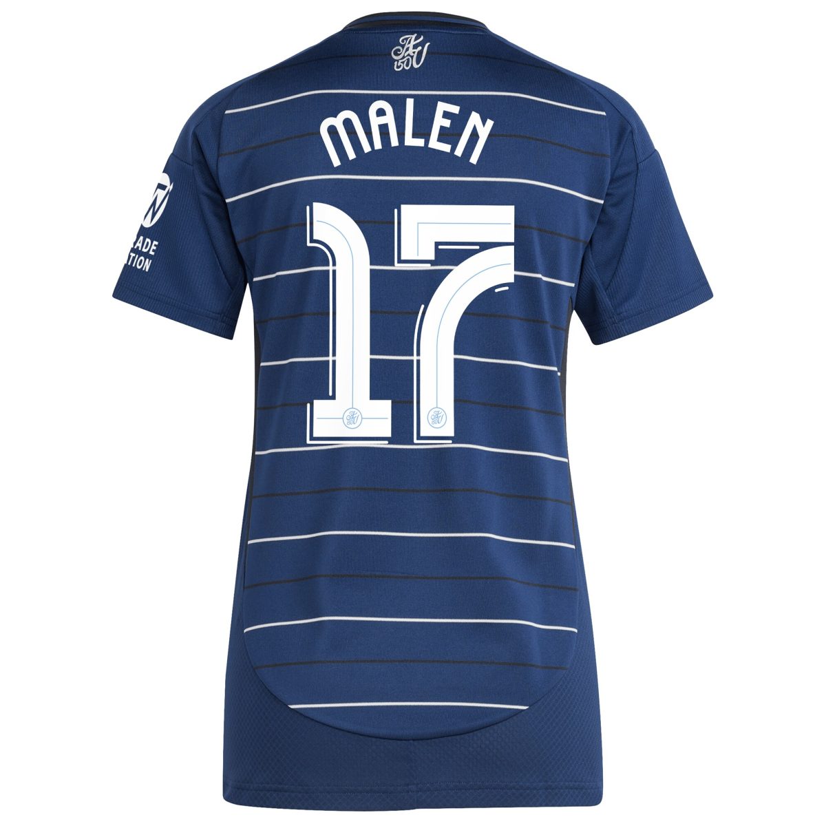 AVFC aston villa adidas third shirt 2024-25 – womens with malen 17 cup printing Collection | Official Aston Villa Kits and Apparel