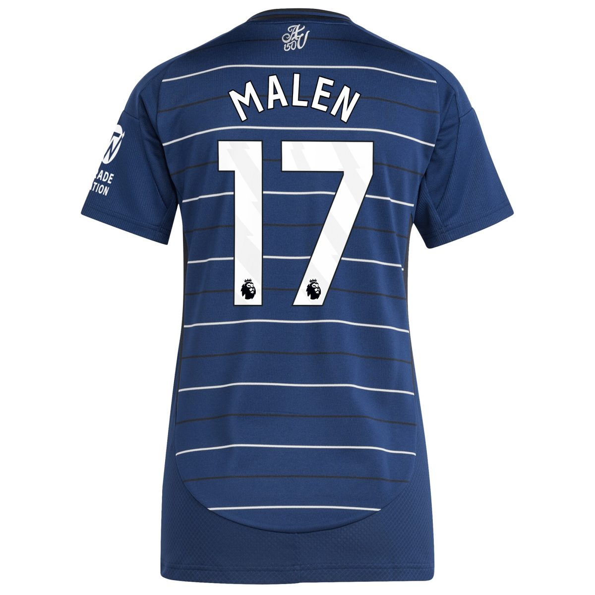 AVFC aston villa adidas third shirt 2024-25 – womens with malen 17 printing Collection | Official Aston Villa Kits and Apparel