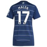 AVFC aston villa adidas third shirt 2024-25 – womens with malen 17 printing Collection | Official Aston Villa Kits and Apparel