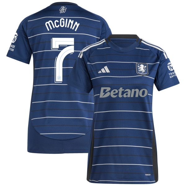 AVFC aston villa adidas third shirt 2024-25 – womens with mcginn 7 cup printing Collection | Official Aston Villa Kits and Apparel