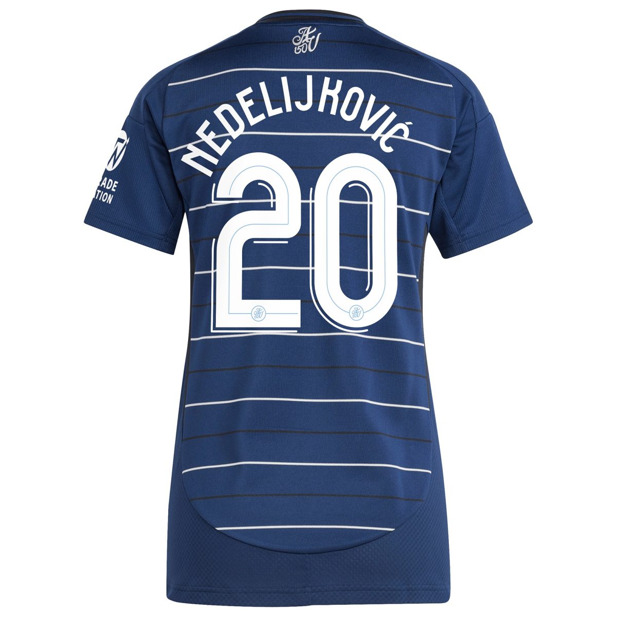 AVFC aston villa adidas third shirt 2024-25 – womens with nedeljković 20 cup printing Collection | Official Aston Villa Kits and Apparel