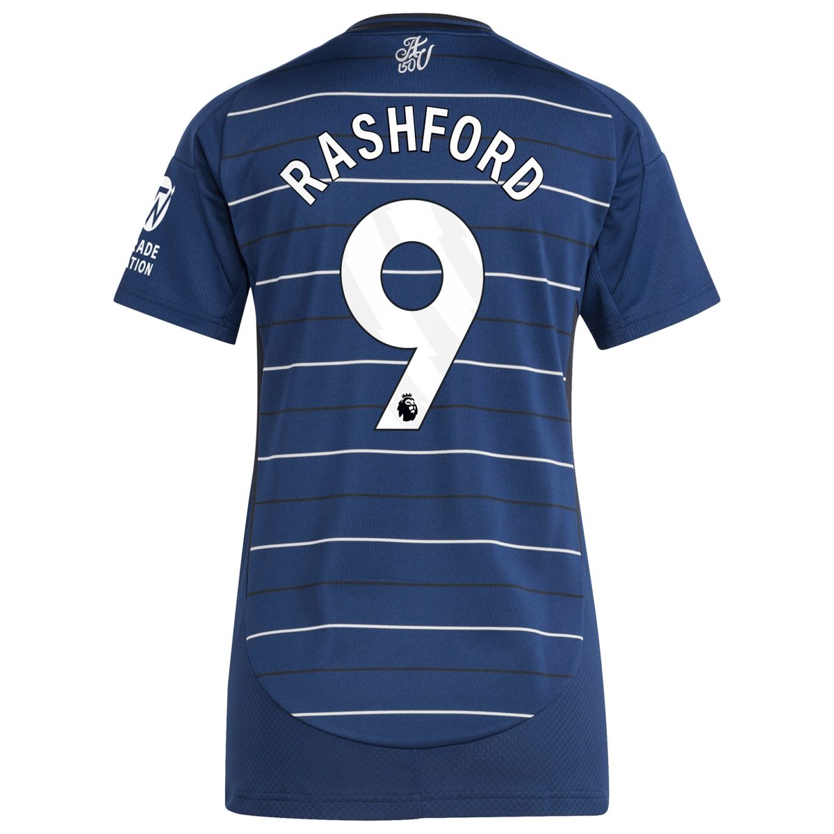 AVFC aston villa adidas third shirt 2024-25 – womens with rashford 9 printing Collection | Official Aston Villa Kits and Apparel