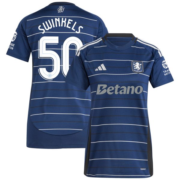 AVFC aston villa adidas third shirt 2024-25 – womens with swinkels 50 cup printing Collection | Official Aston Villa Kits and Apparel