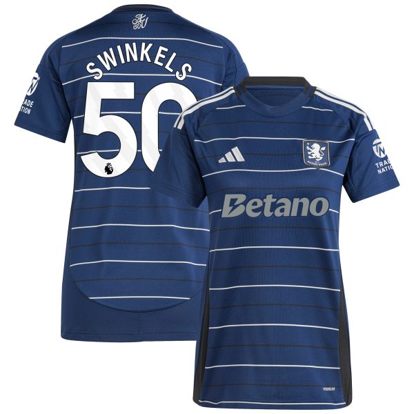 AVFC aston villa adidas third shirt 2024-25 – womens with swinkels 50 printing Collection | Official Aston Villa Kits and Apparel