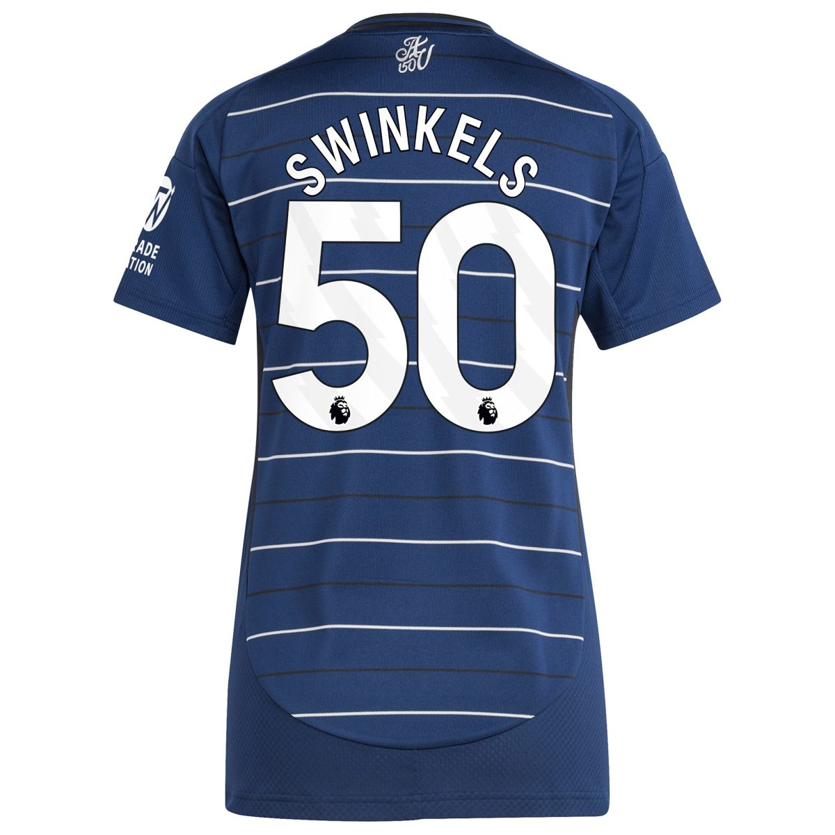 AVFC aston villa adidas third shirt 2024-25 – womens with swinkels 50 printing Collection | Official Aston Villa Kits and Apparel