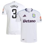 AVFC aston villa adidas wsl away authentic shirt 2024-25 with tomás 3 printing Collection | Official Aston Villa Kits and Apparel