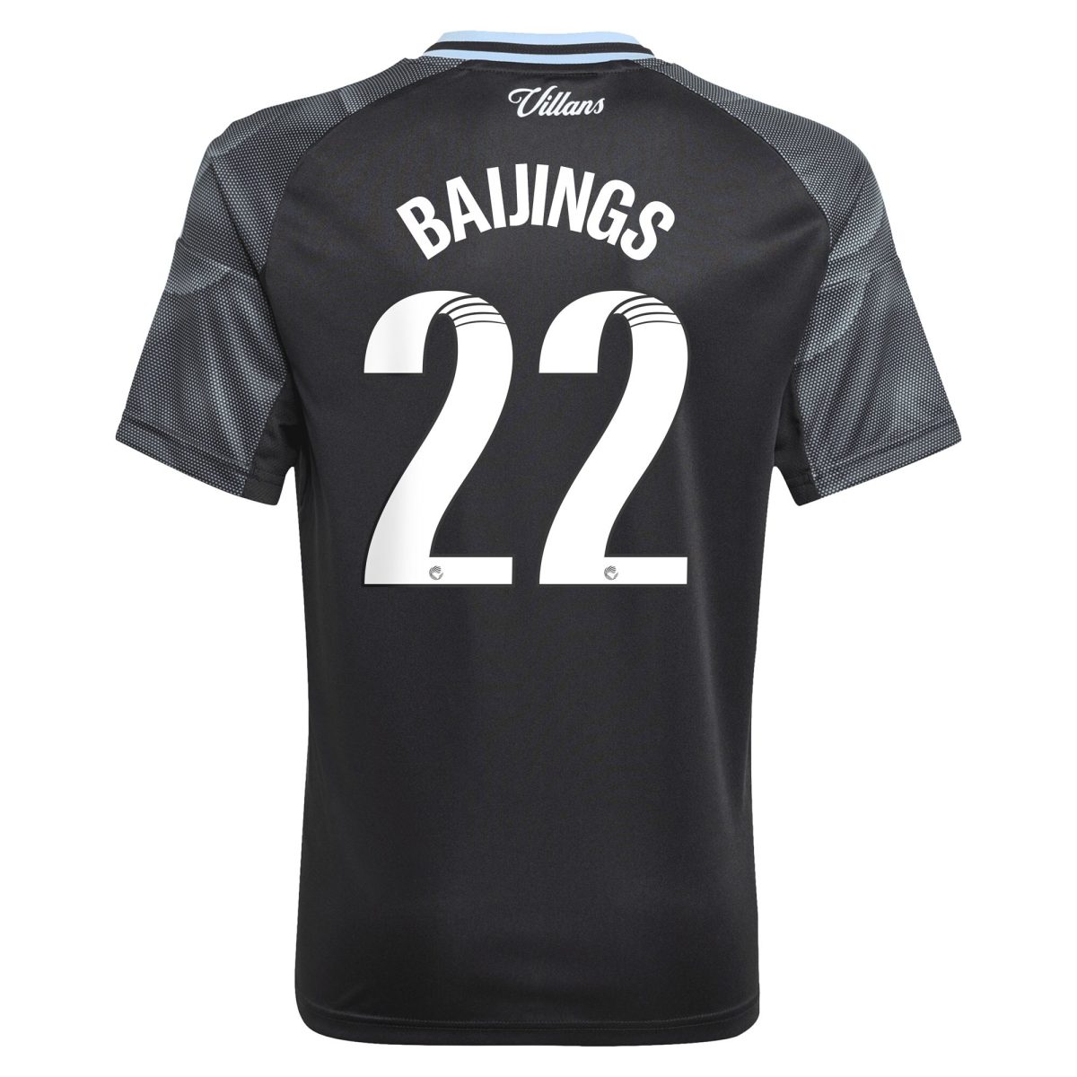 AVFC aston villa adidas wsl away shirt 2025-26 – kids with baijings 22 printing Collection | Official Aston Villa Kits and Apparel