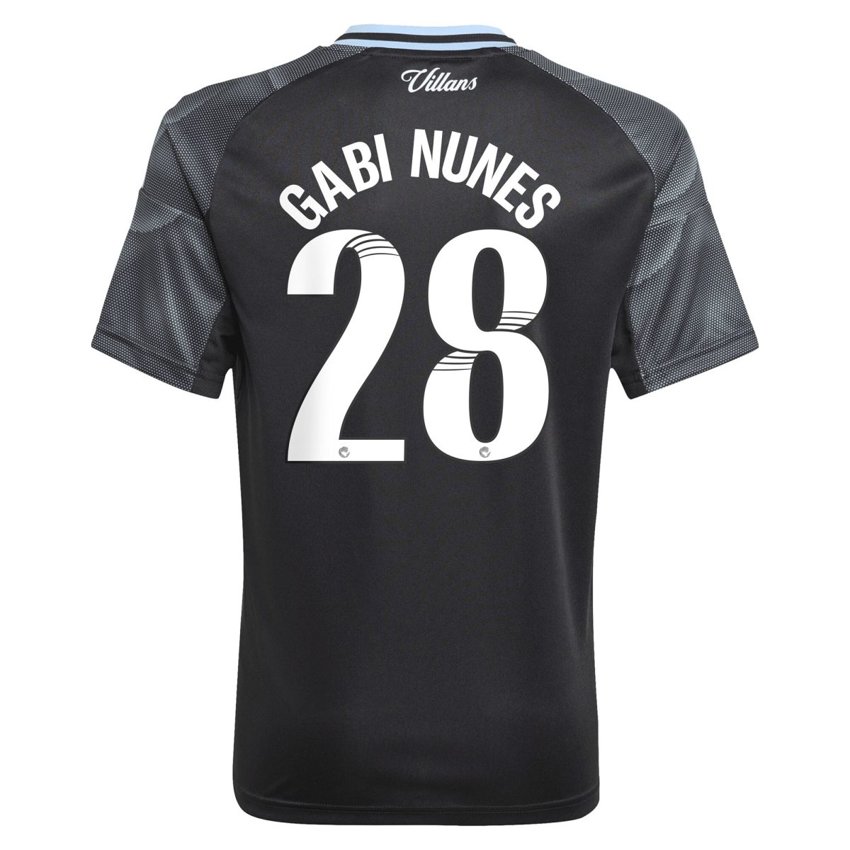 AVFC aston villa adidas wsl away shirt 2025-26 – kids with gabi nunes 28 printing Collection | Official Aston Villa Kits and Apparel