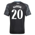 AVFC aston villa adidas wsl away shirt 2025-26 – kids with hanson 20 printing Collection | Official Aston Villa Kits and Apparel