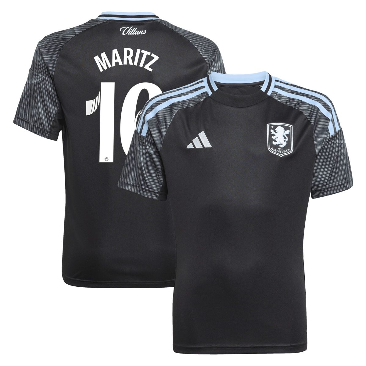 AVFC aston villa adidas wsl away shirt 2025-26 – kids with maritz 16 printing Collection | Official Aston Villa Kits and Apparel