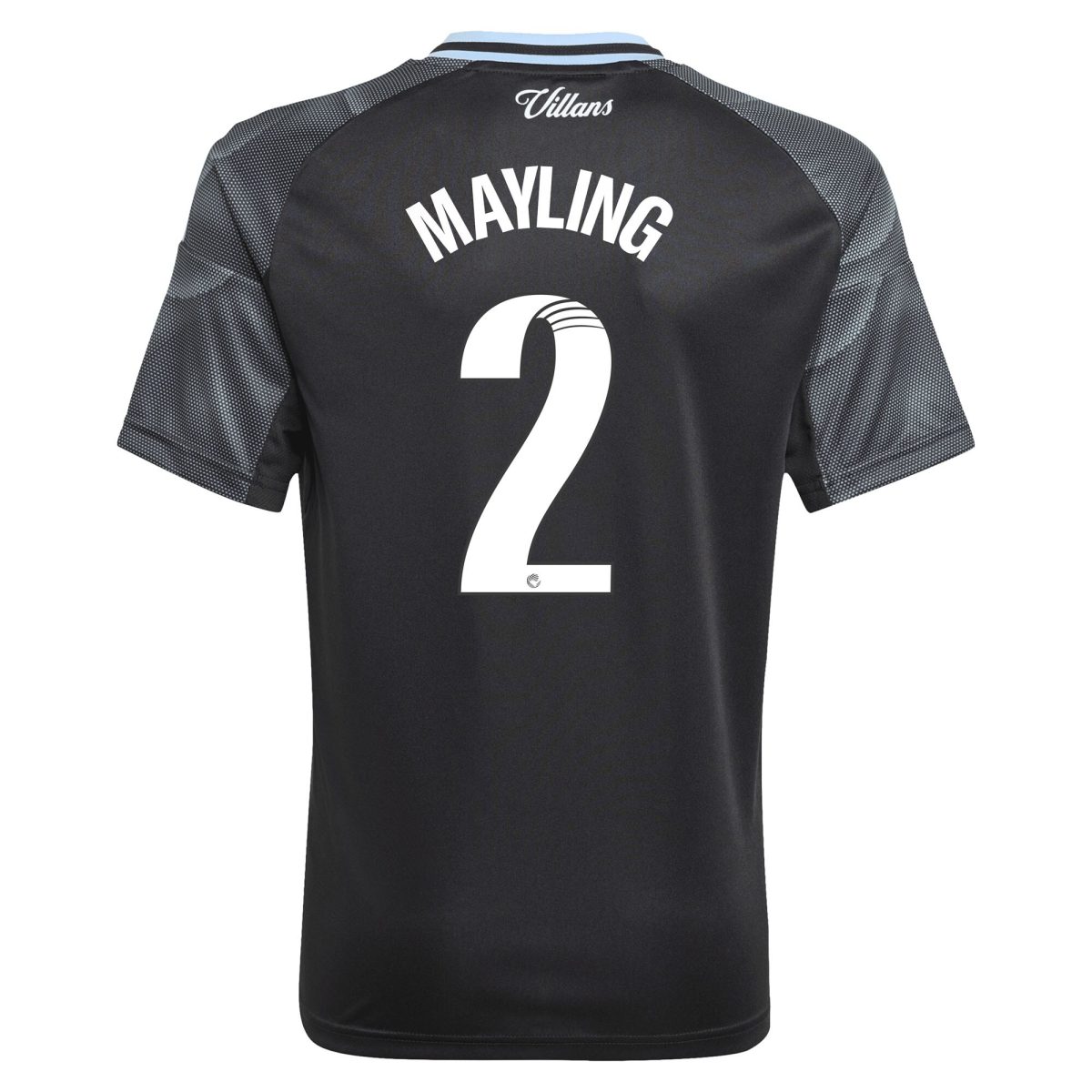 AVFC aston villa adidas wsl away shirt 2025-26 – kids with mayling 2 printing Collection | Official Aston Villa Kits and Apparel