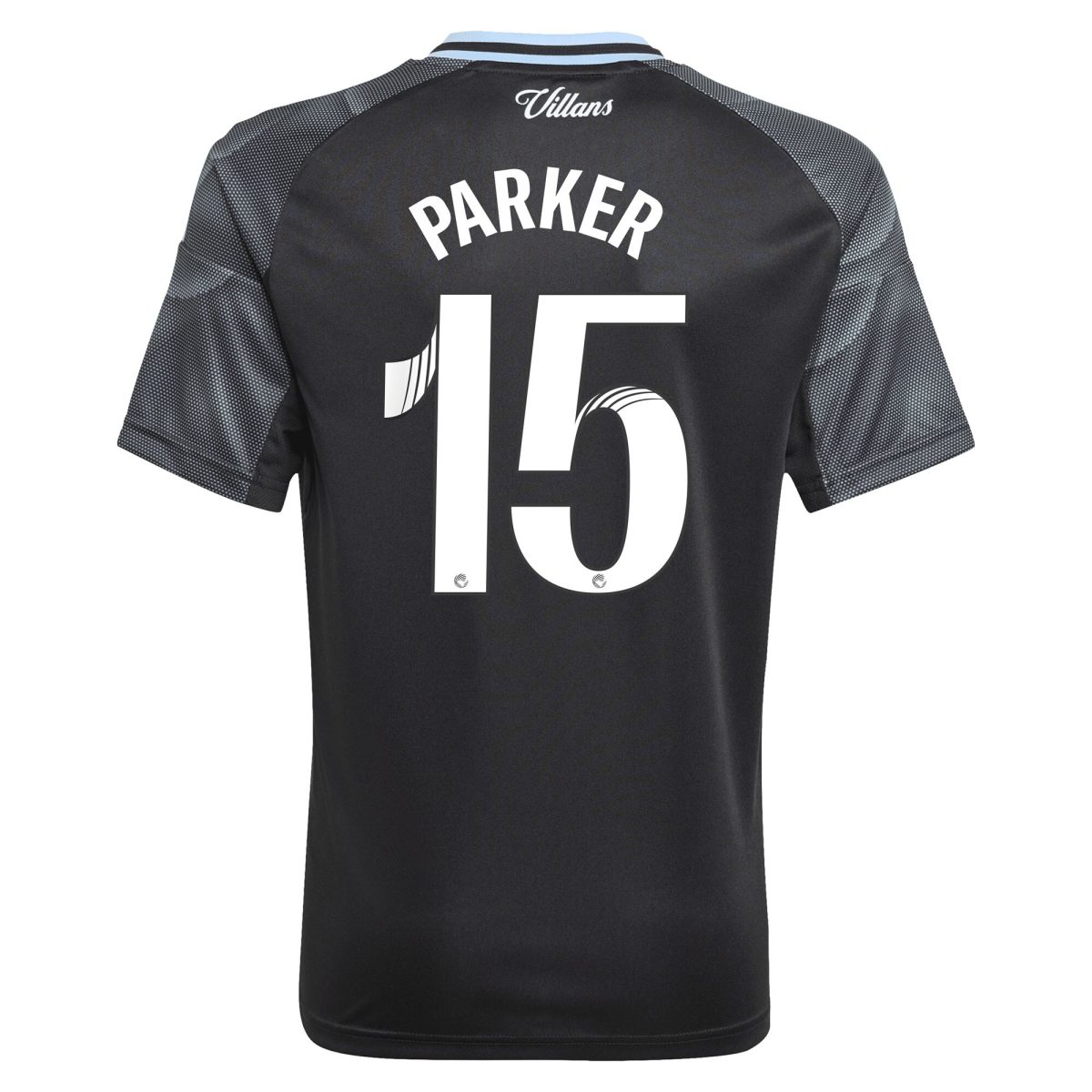 AVFC aston villa adidas wsl away shirt 2025-26 – kids with parker 15 printing Collection | Official Aston Villa Kits and Apparel