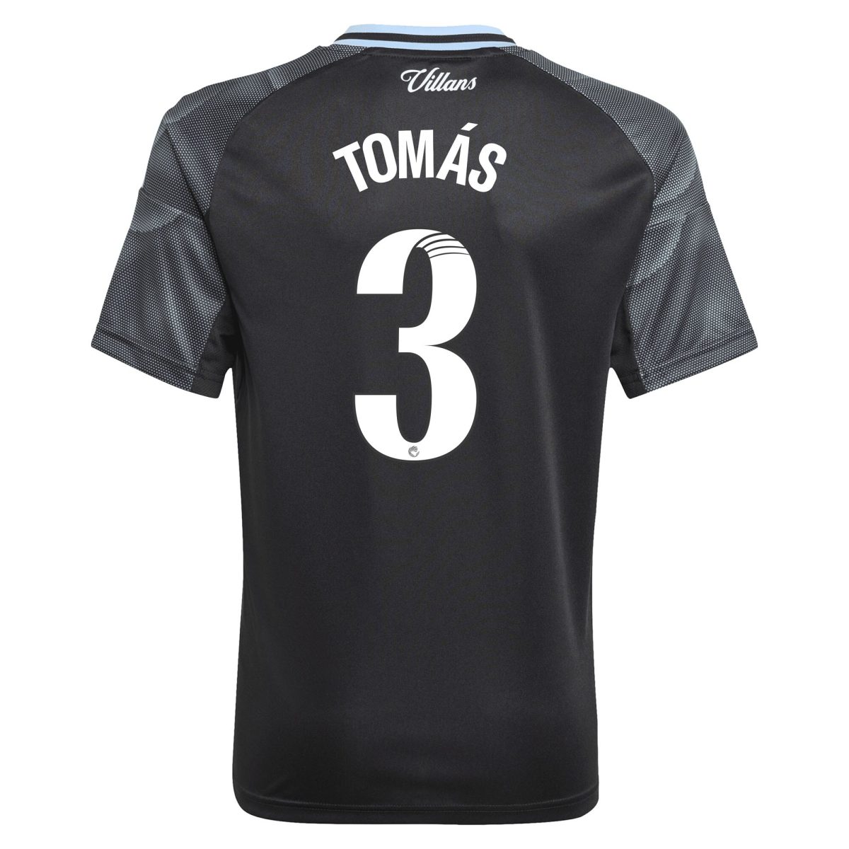 AVFC aston villa adidas wsl away shirt 2025-26 – kids with tomás 3 printing Collection | Official Aston Villa Kits and Apparel