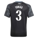 AVFC aston villa adidas wsl away shirt 2025-26 – kids with tomás 3 printing Collection | Official Aston Villa Kits and Apparel