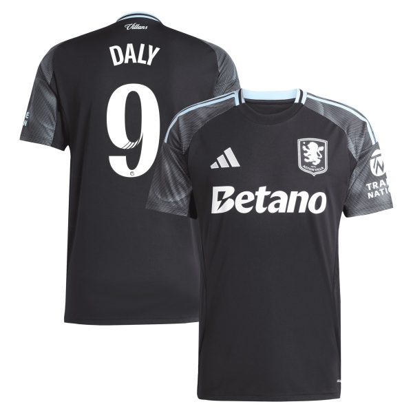 AVFC aston villa adidas wsl away shirt 2025-26 with daly 9 printing Collection | Official Aston Villa Kits and Apparel