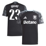 AVFC aston villa adidas wsl away shirt 2025-26 with grant 23 printing Collection | Official Aston Villa Kits and Apparel