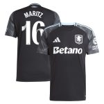 AVFC aston villa adidas wsl away shirt 2025-26 with maritz 16 printing Collection | Official Aston Villa Kits and Apparel