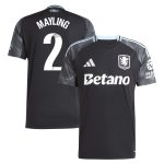 AVFC aston villa adidas wsl away shirt 2025-26 with mayling 2 printing Collection | Official Aston Villa Kits and Apparel