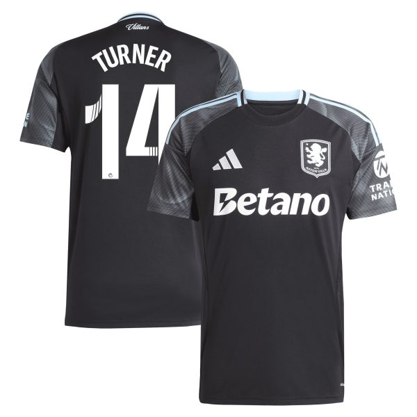 AVFC aston villa adidas wsl away shirt 2025-26 with turner 14 printing Collection | Official Aston Villa Kits and Apparel