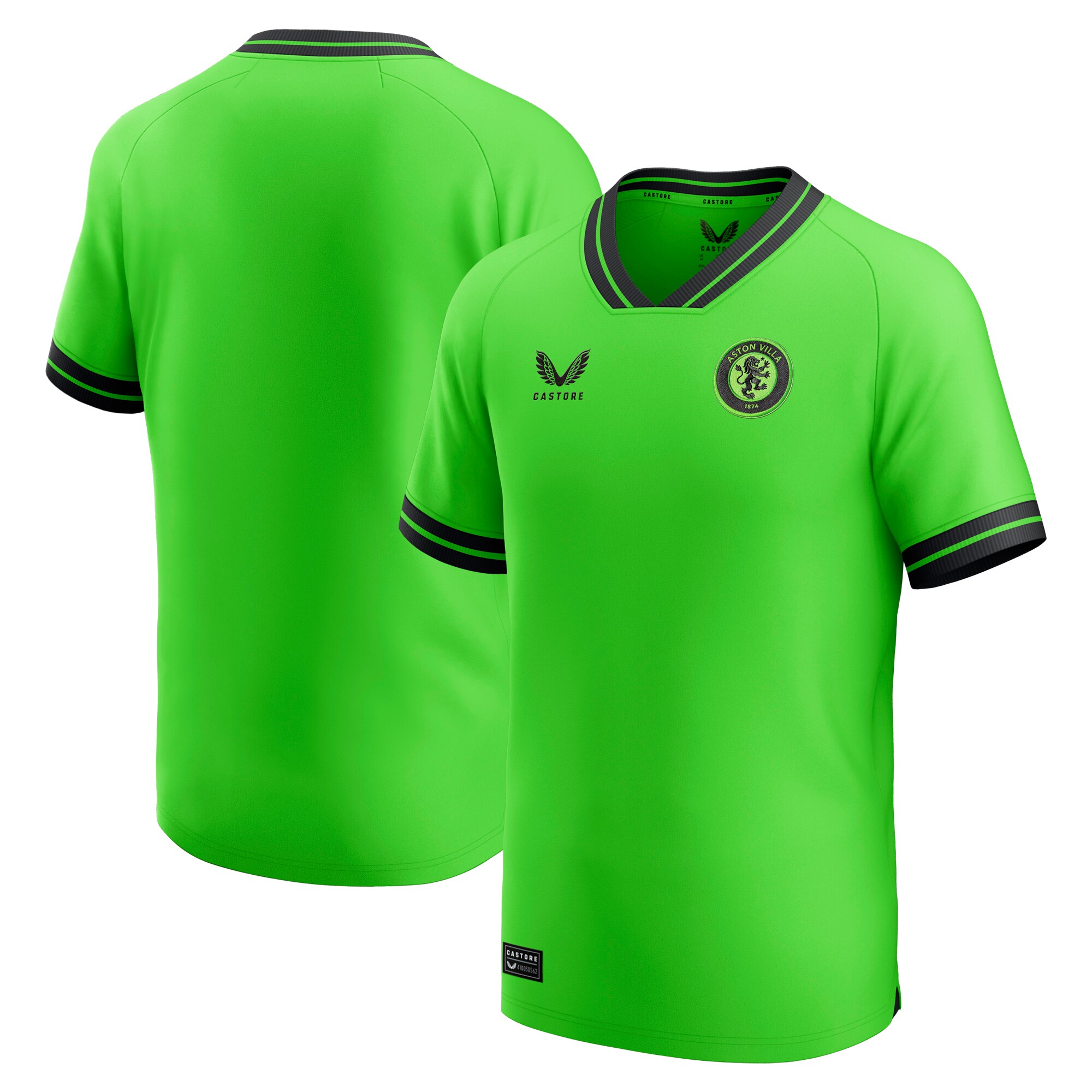 AVFC aston villa castore away goalkeeper shirt 2023-24 – kids with custom printing Collection | Official Aston Villa Kits and Apparel