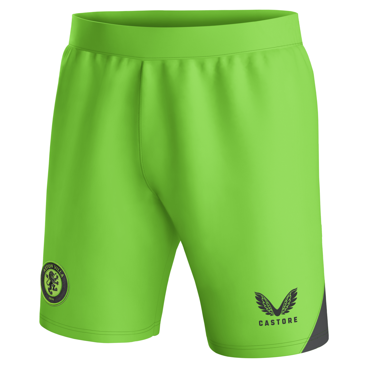 AVFC aston villa castore away goalkeeper shorts 2023-24 – kids – 13385917 with custom printing Collection | Official Aston Villa Kits and Apparel
