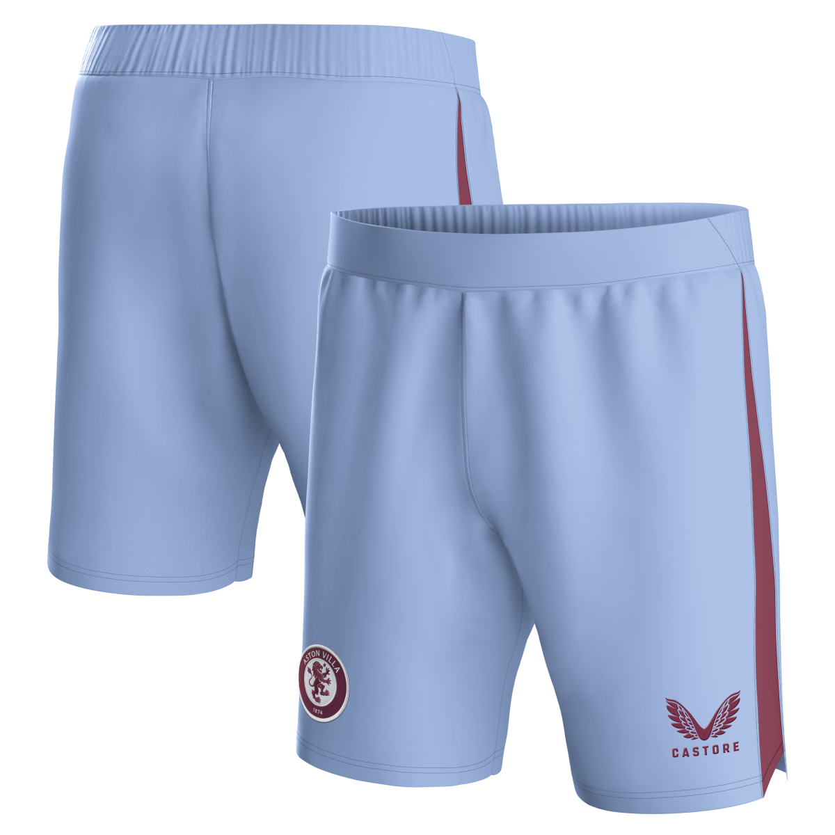 AVFC aston villa castore away shorts 2023-24 – kids with custom printing Collection | Official Aston Villa Kits and Apparel